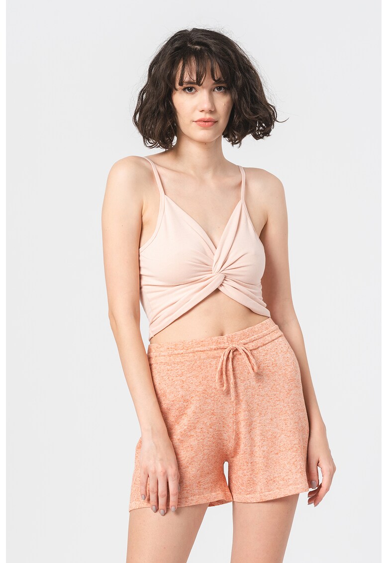 Top crop cu model rasucit Dora