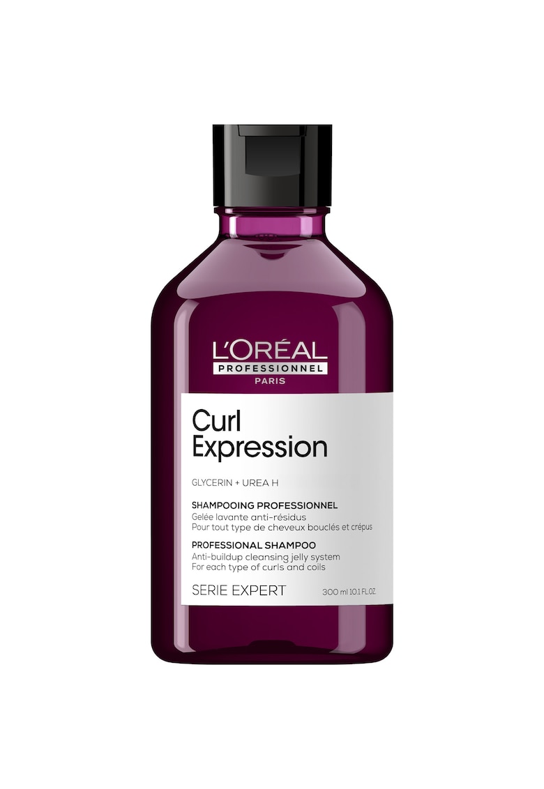 Sampon profesional L'Oréal Professionnel Serie Expert Curl Expression - pentru toate tipurile de par ondulat - 300 ml - Fara reziduuri