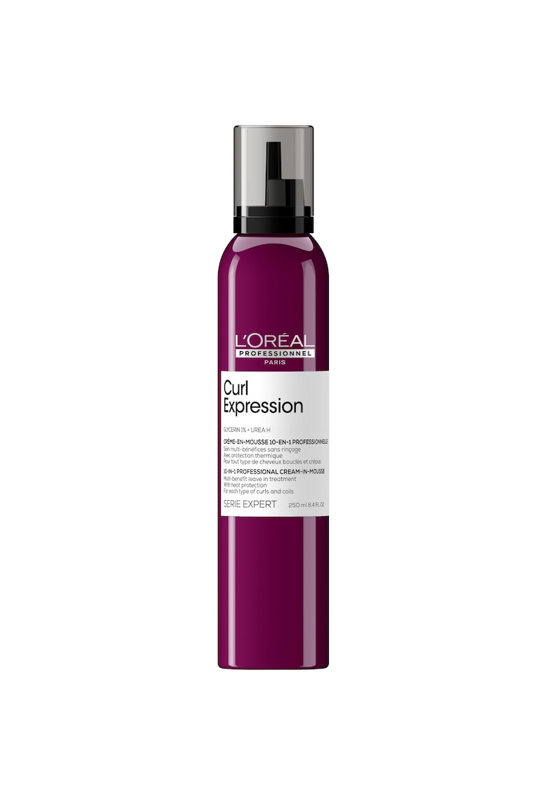 Spuma de par profesionala 10 in 1 L'Oréal Professionnel Serie Expert Curl Expression - fara clatire - 250 ml