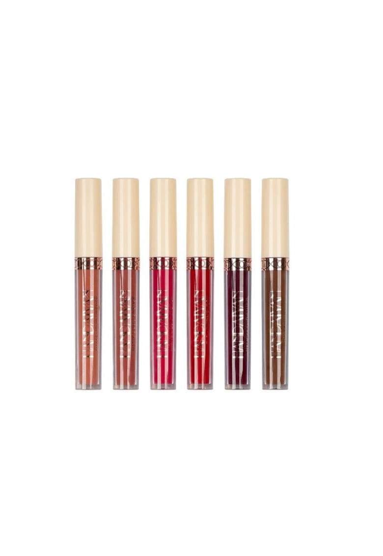 Set rujuri de buze - Rose Matte Liquid Lipstick - 6 - A