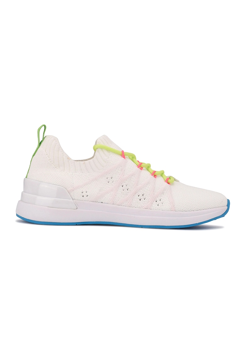Pantofi sport slip-on din material textil cu aspect tricotat