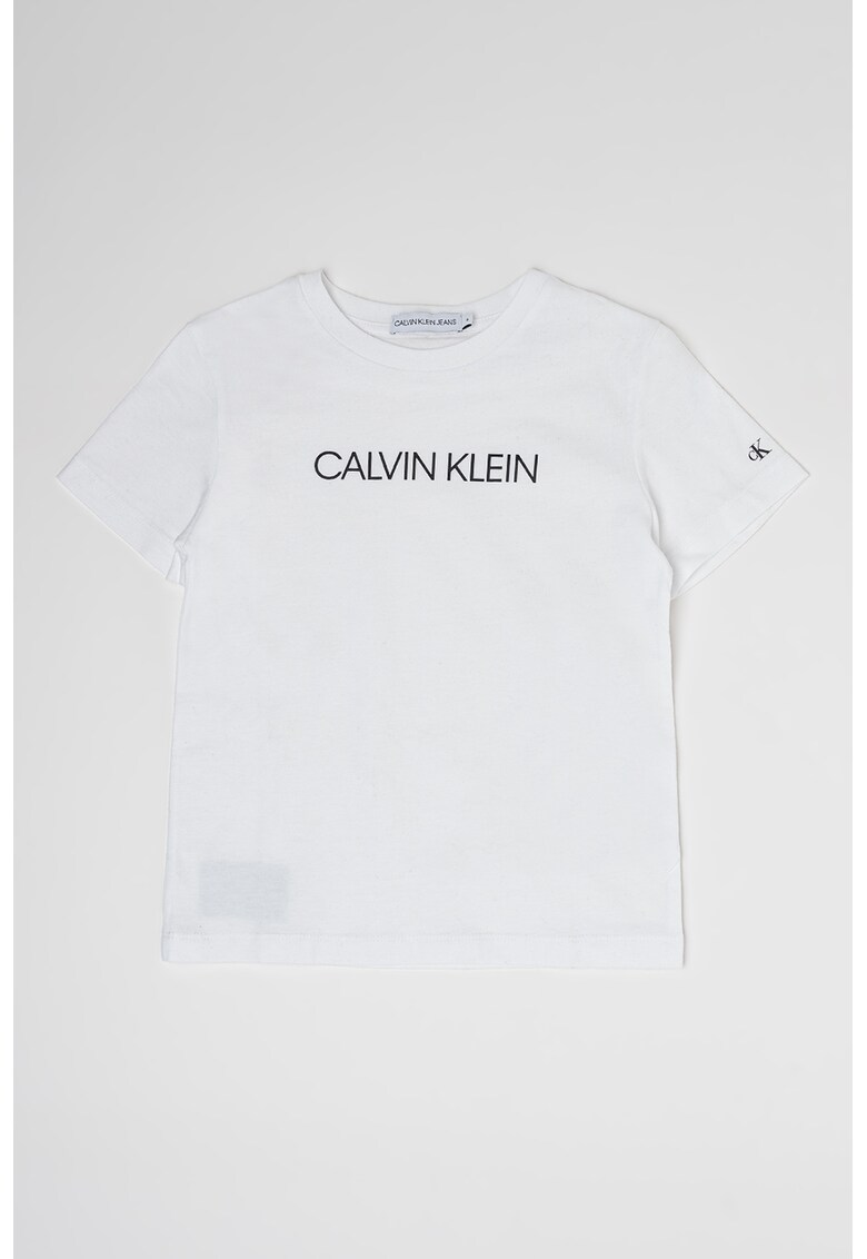 Calvin Klein Tricou din amestec de bumbac organic cu imprimeu logo