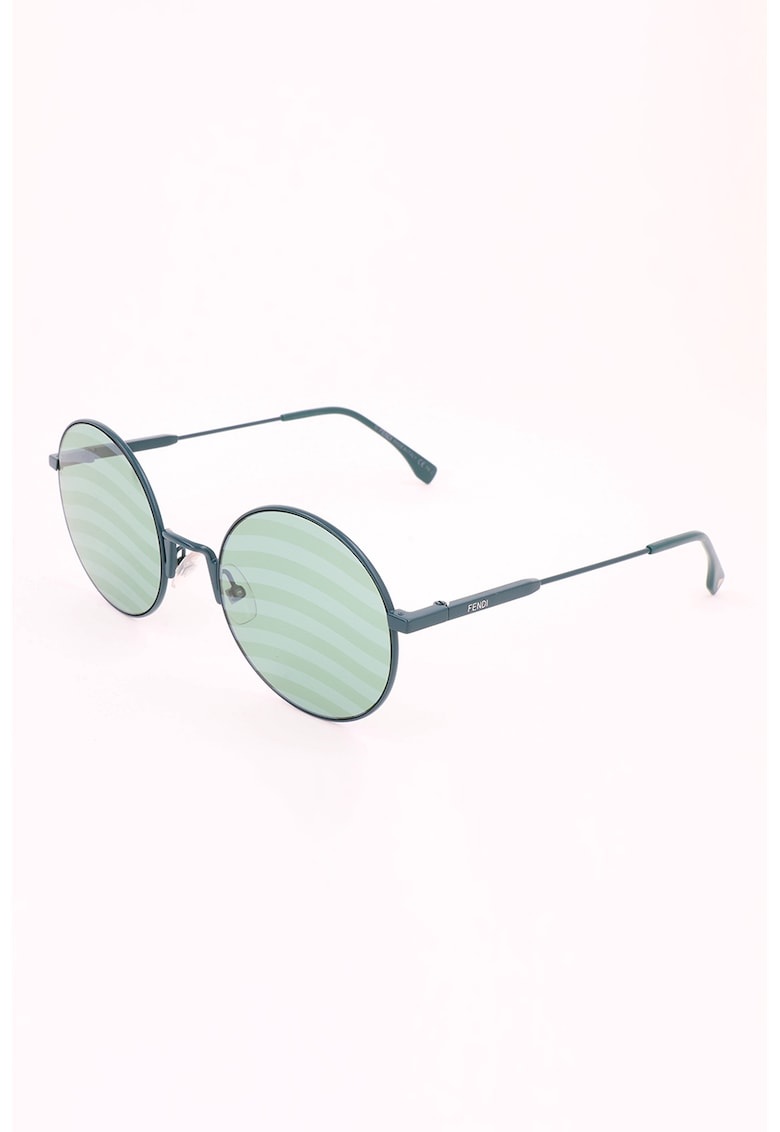 Ochelari de soare rotunzi cu lentile cu dungi fashiondays.ro imagine noua 2022