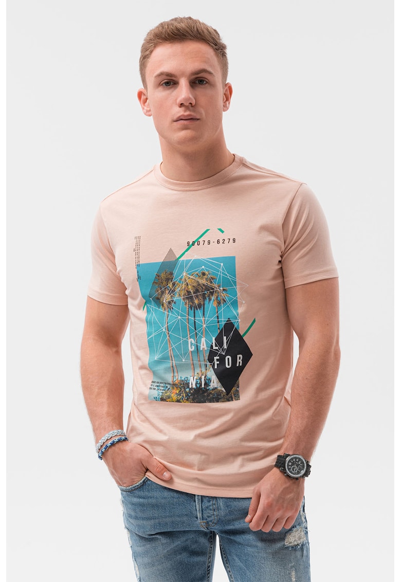 Tricou de bumbac cu imprimeu - California