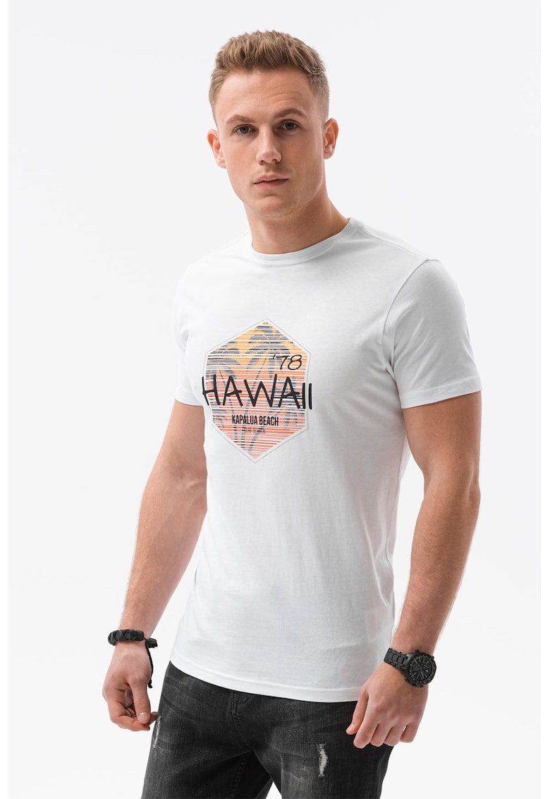 Tricou de bumbac cu imprimeu - Hawaii