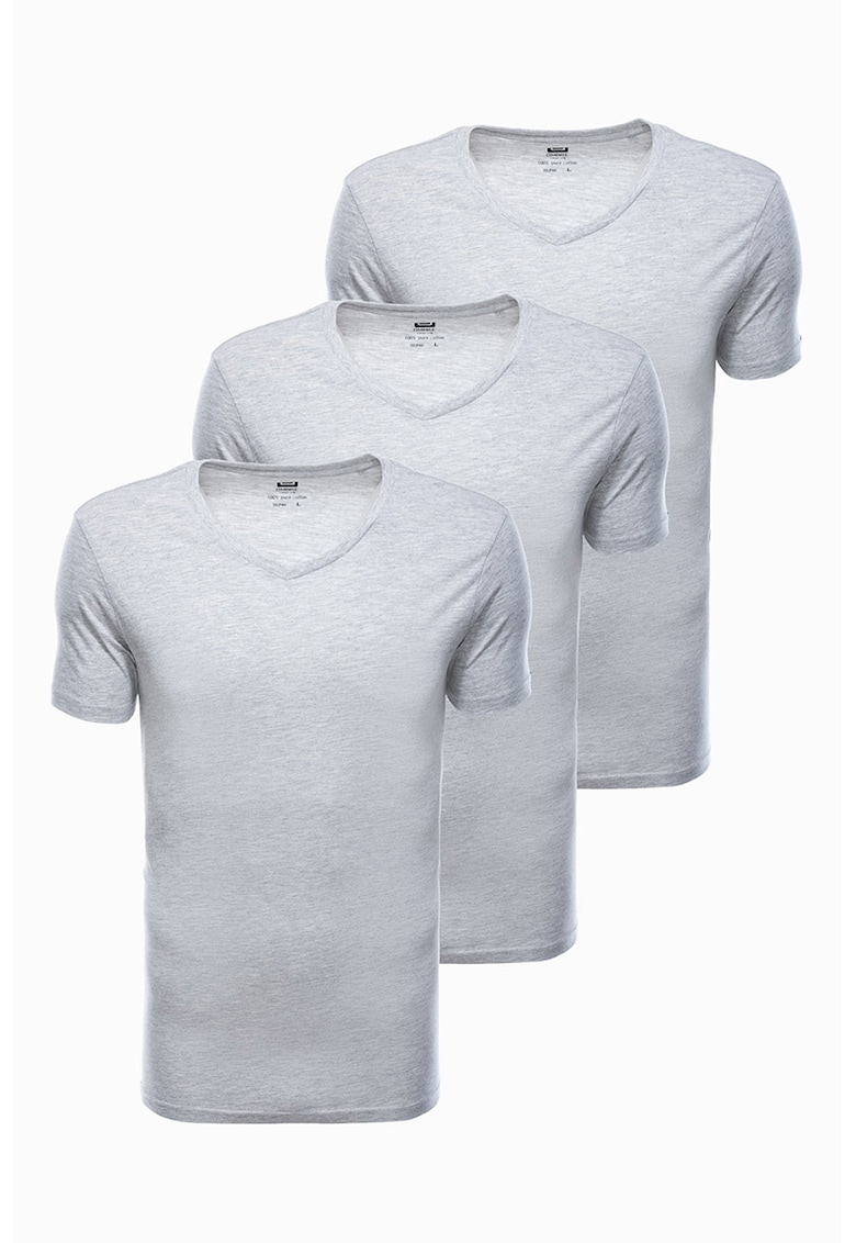 Set de tricouri cu decolteu in V – 3 piese fashiondays.ro  Imbracaminte