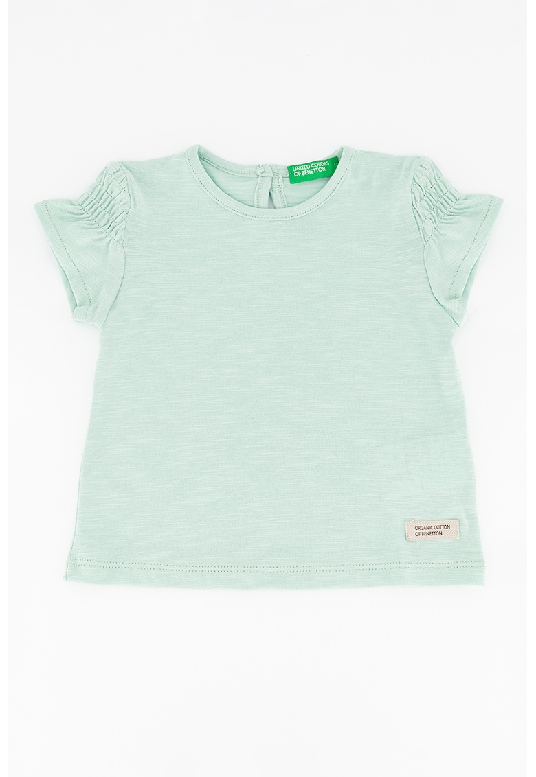 United Colors Of Benetton Tricou de bumbac organic cu insertii elastice