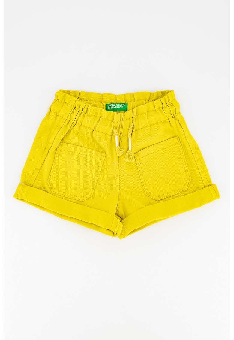 United Colors Of Benetton Pantaloni sport din denim cu buzunare aplicate
