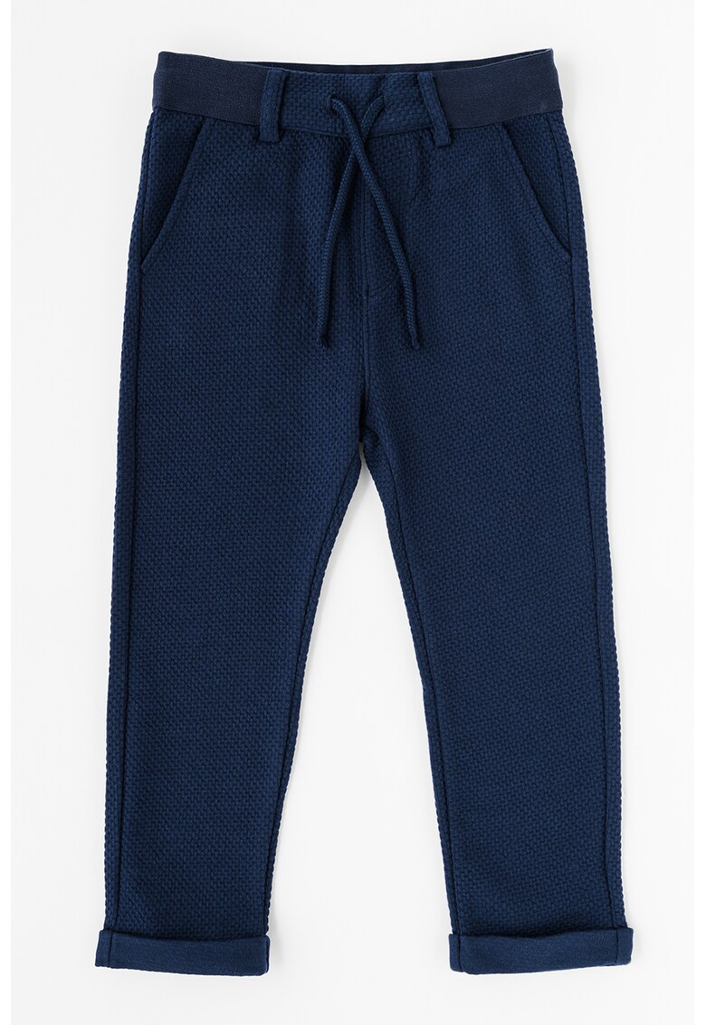 Pantaloni texturati cu snur de ajustare fashiondays.ro imagine noua 2022