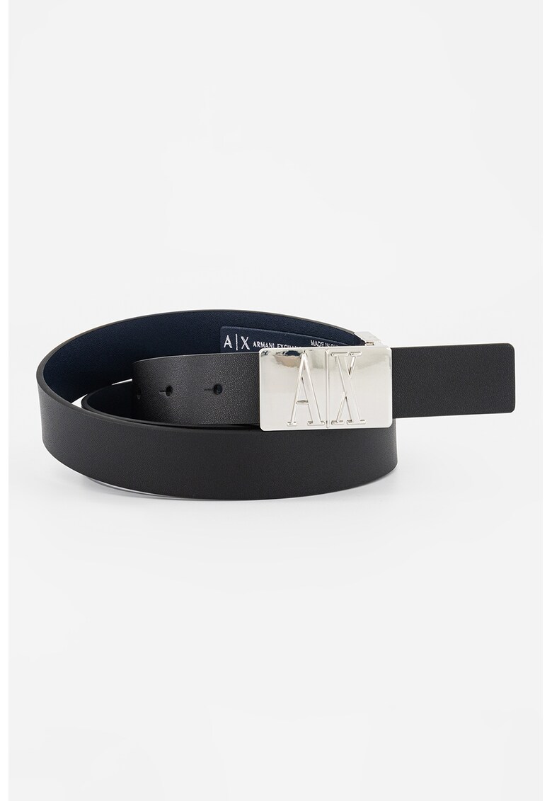Curea din piele cu model uni Curea din piele cu model uni /accesorii/curele