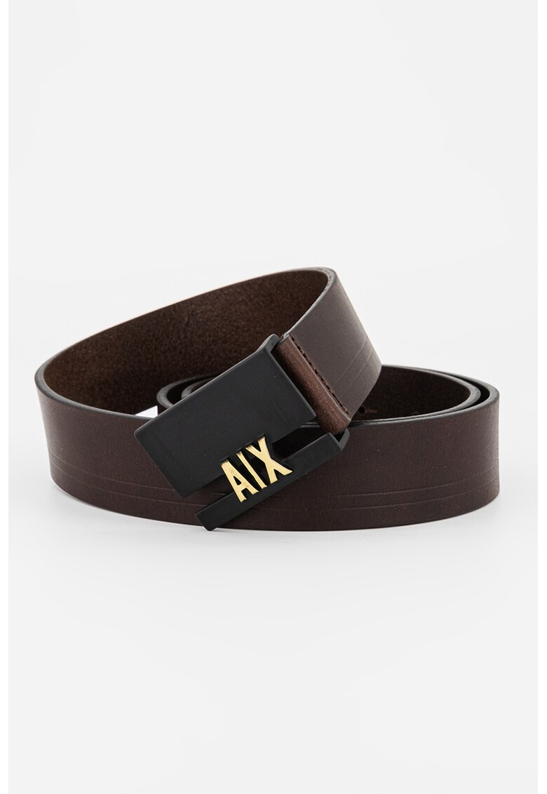 Curea din piele cu model uni Curea din piele cu model uni /accesorii/curele
