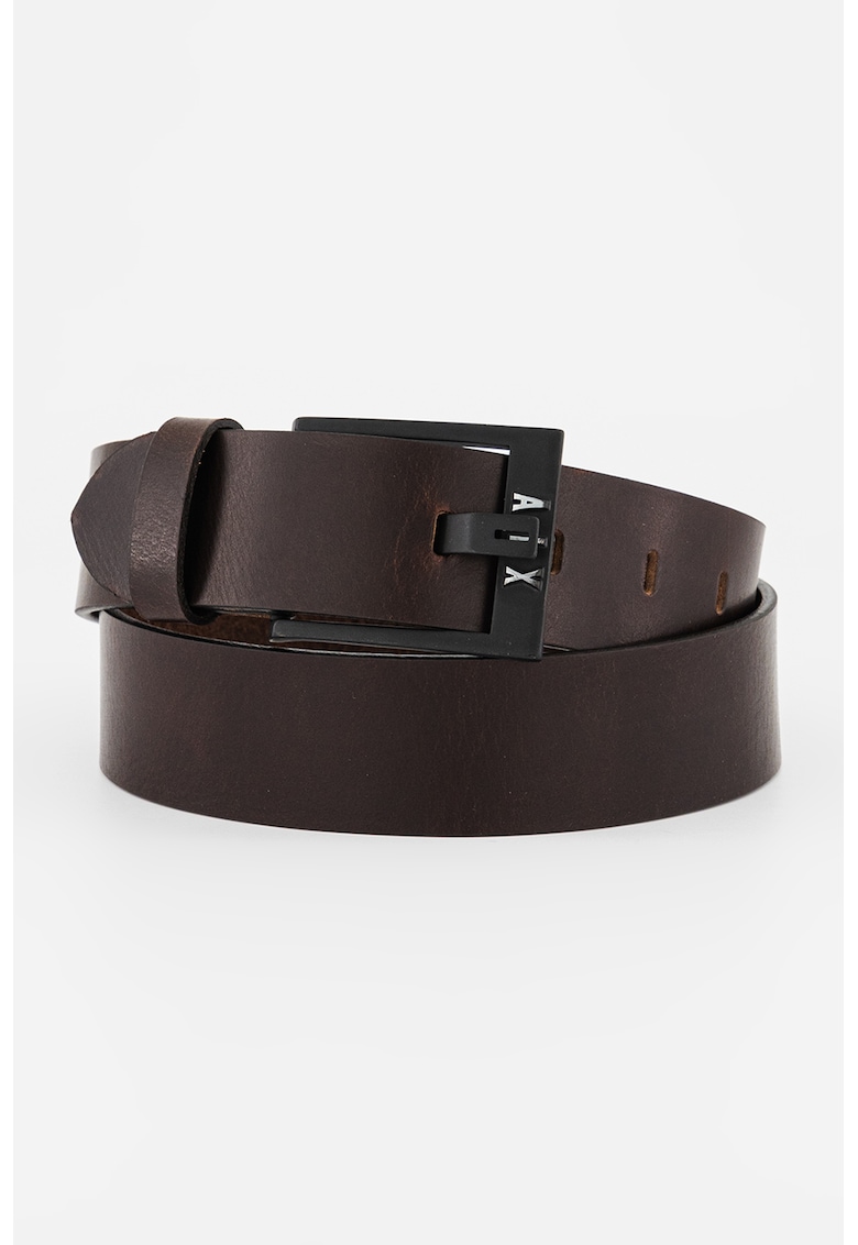 Curea din piele cu model uni Curea din piele cu model uni /accesorii/curele