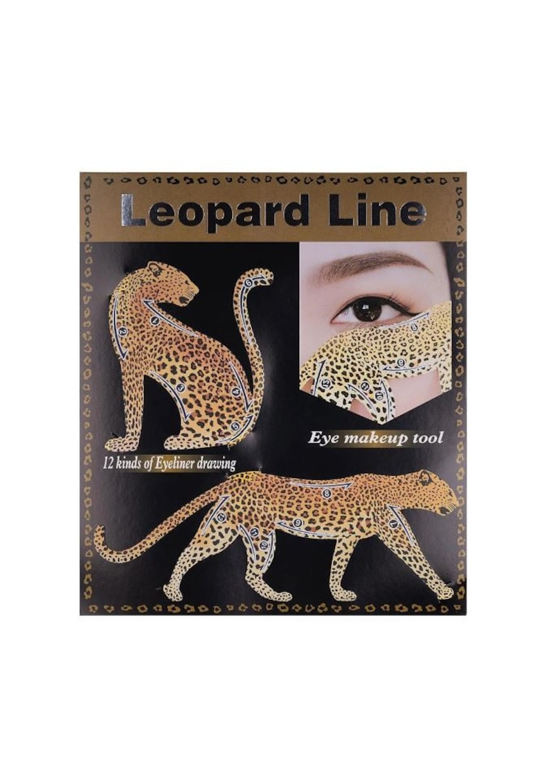 Sabloane eyeliner - Leopard Line