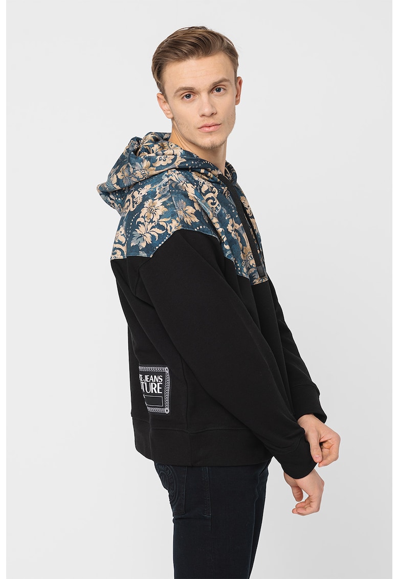 Versace Jeans Couture Худи с контрастен панел за Мъже Versace Jeans Couture Худи с контрастен панел за Мъже