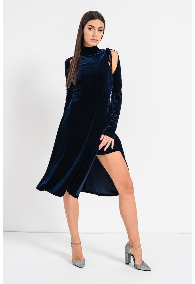 Versace Jeans Couture Асиметрична застъпена рокля за Жени Versace Jeans Couture Асиметрична застъпена рокля за Жени