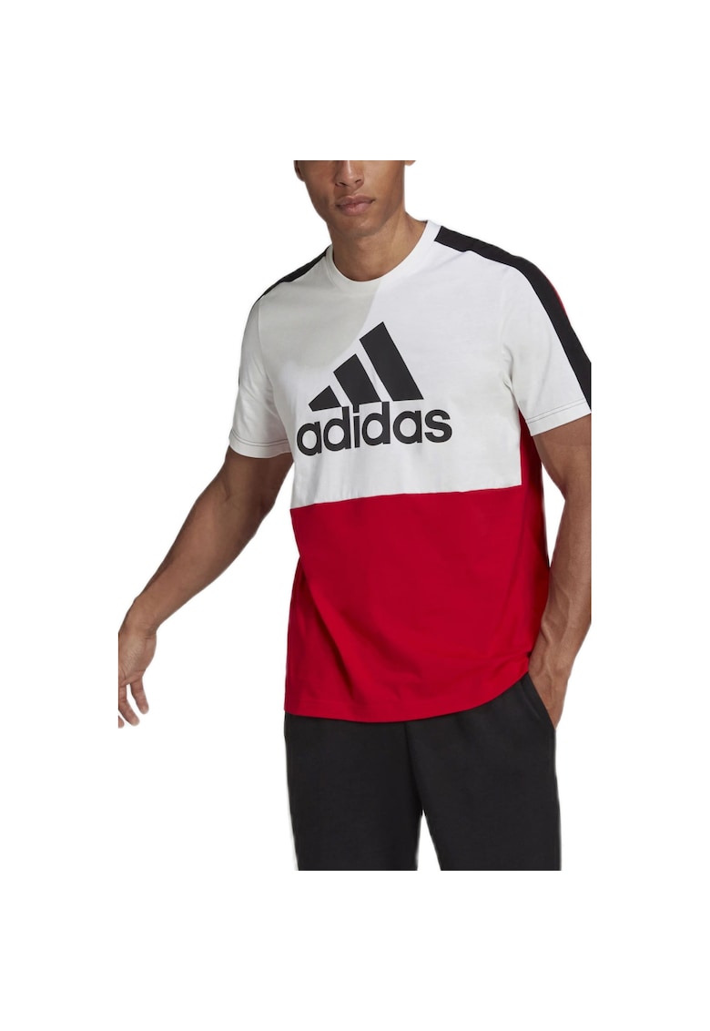 Tricou Essentials Colorblock - HE4330 14480 - Rosu