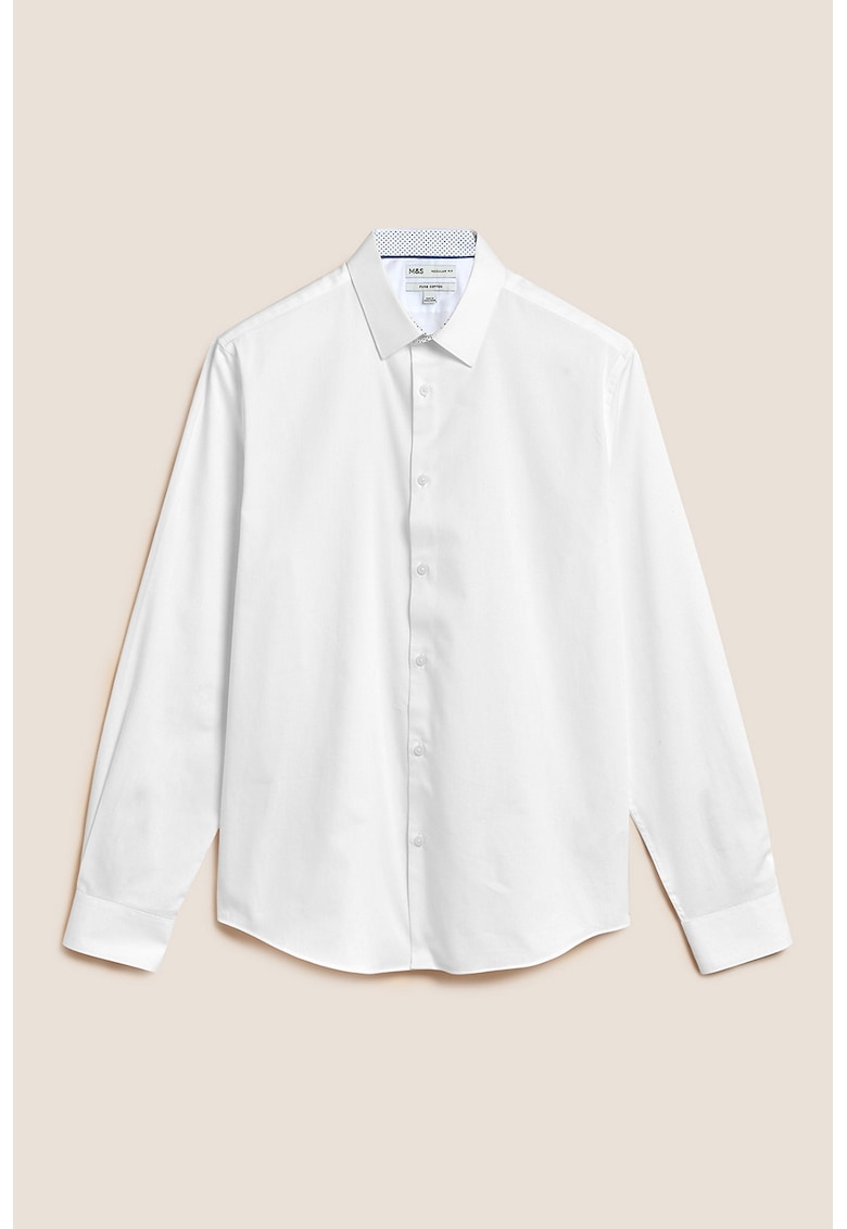 Памучна риза Marks Spencer