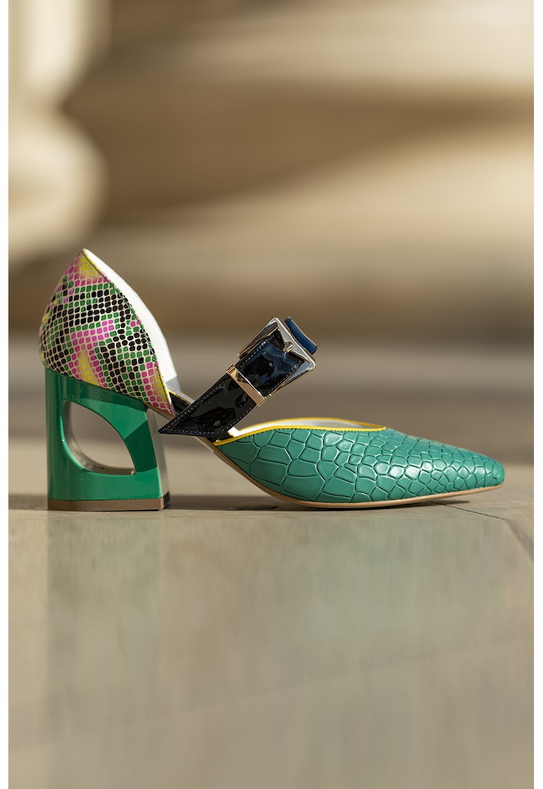 Pantofi Mary-Jane de piele People clasici imagine promotii 2022