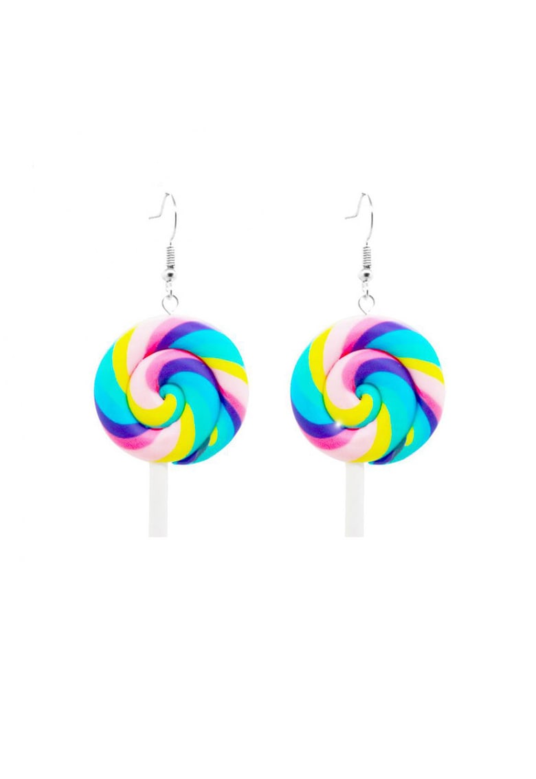 Cercei candy 4131 - Multicolor - lungime 4 cm