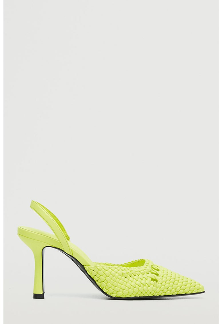 Pantofi slingback cu aspect impletit Paris