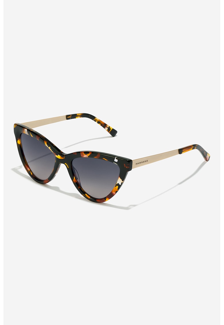 Ochelari de soare cat-eye cu aspect tortoise Cosmo