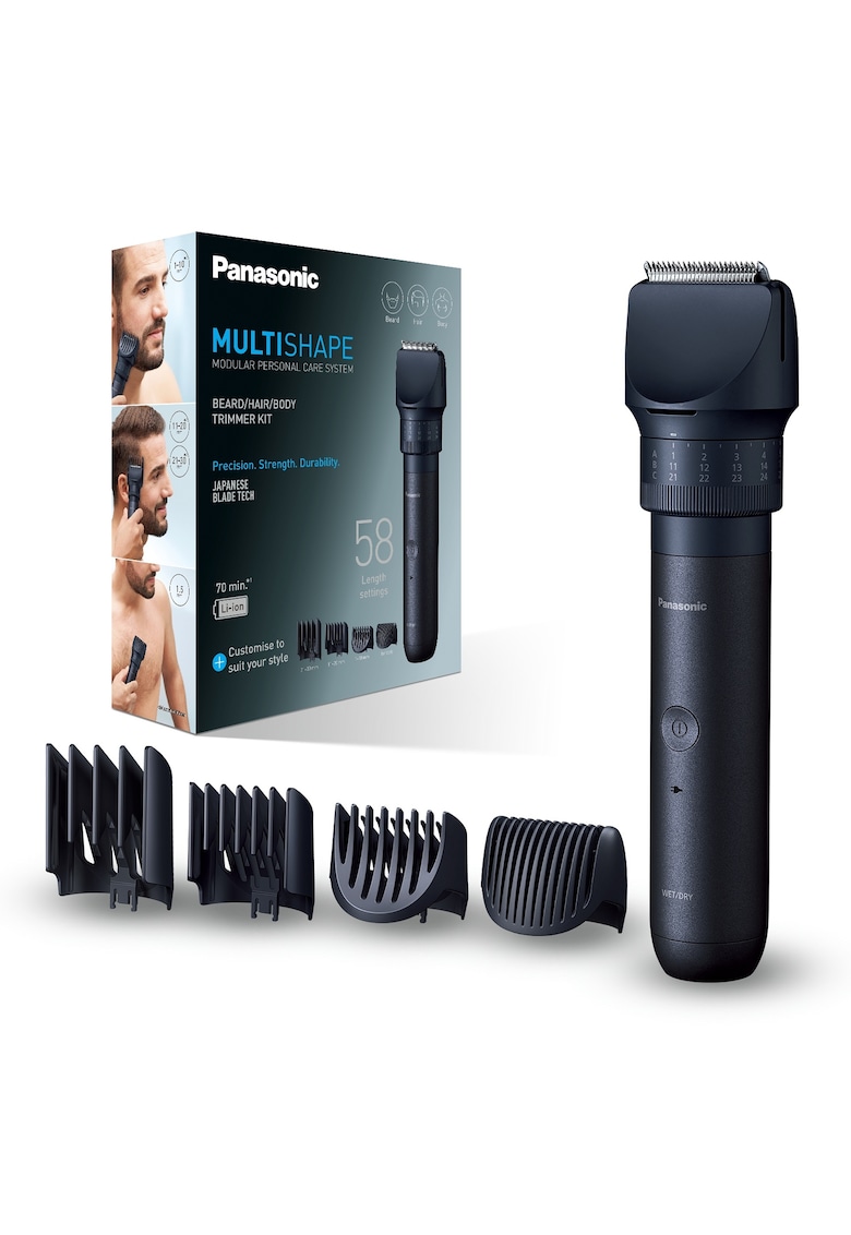 Aparat de tuns barba si parul MultiSHAPE - acumulator - autonomie 70min - quick charge 1H - 58 de setări de lungime - Negru