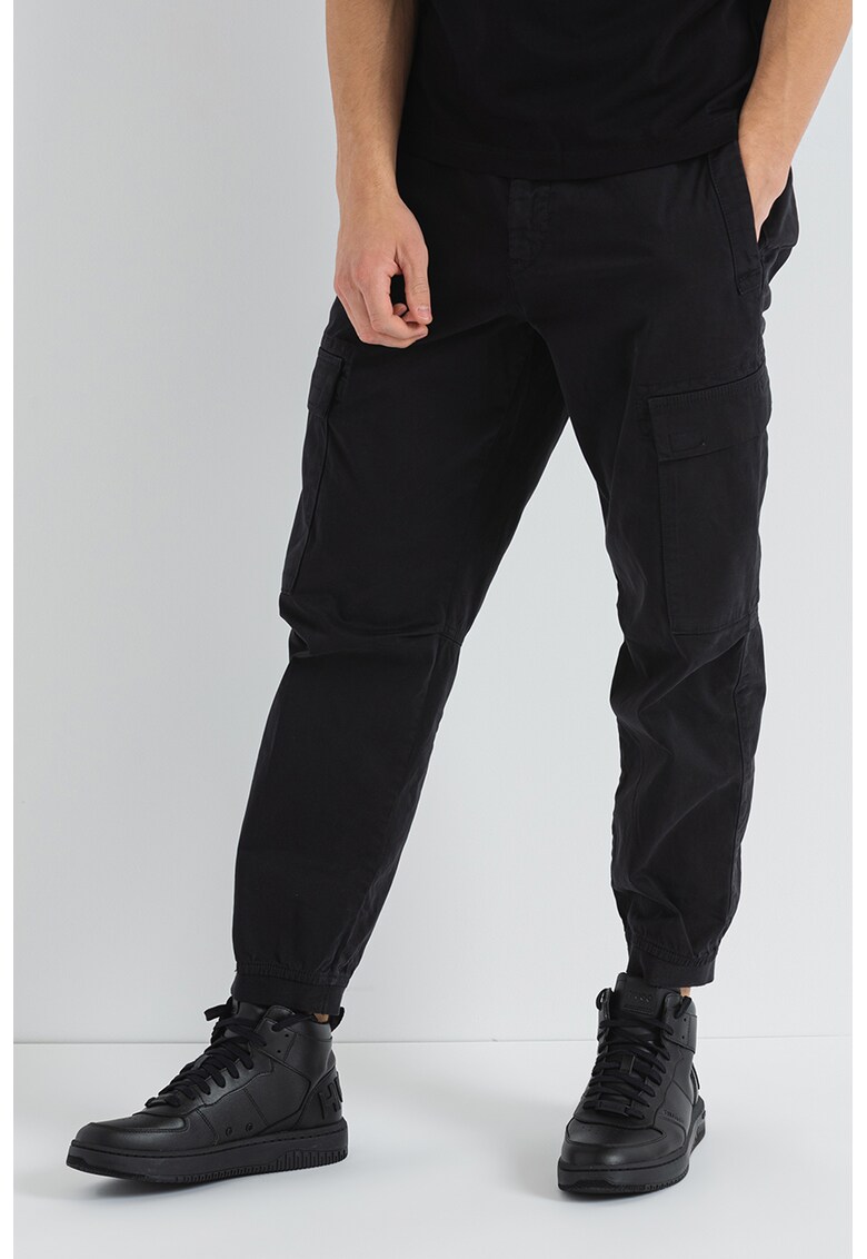Pantaloni cargo cu talie medie Sisla