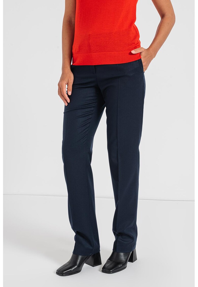 Pantaloni drepti din amestec de lana Takell