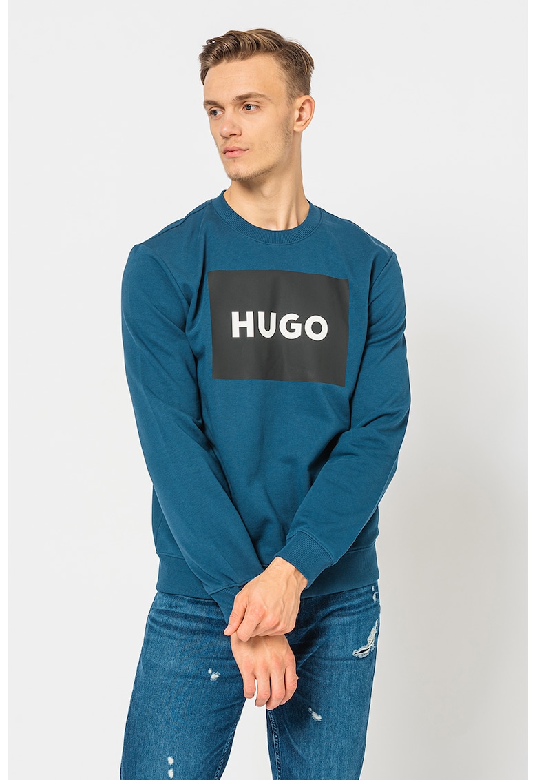 Bluza sport de bumbac cu imprimeu logo Duragol HUGO barbati
