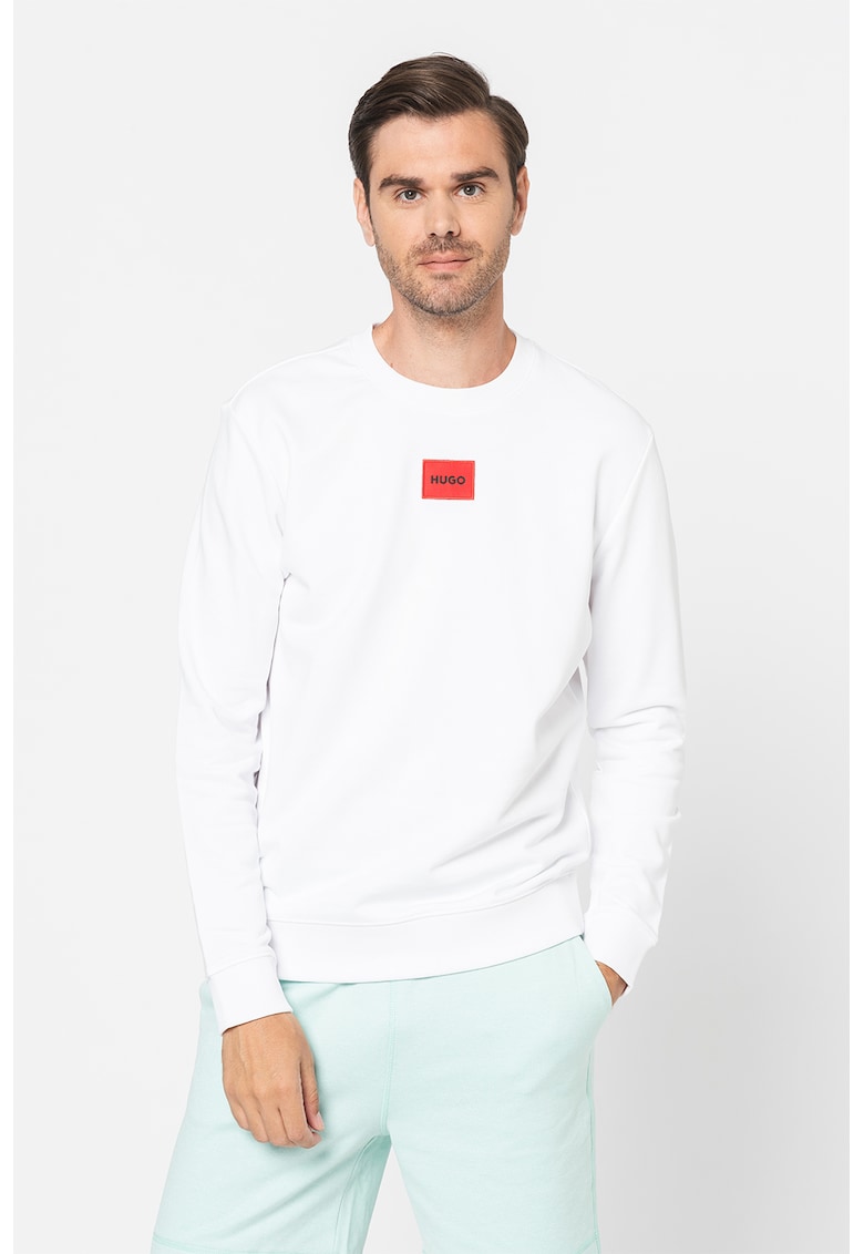 Bluza sport din bumbac cu aplicatie logo Diragol fashiondays.ro  Imbracaminte