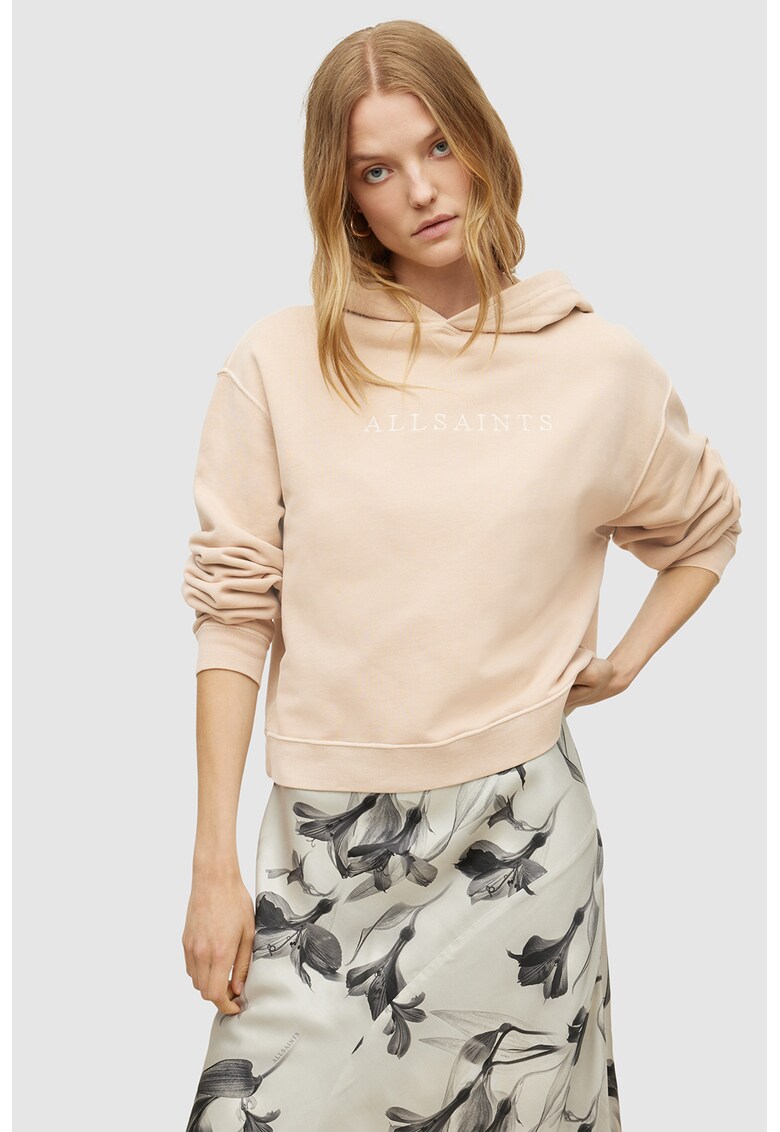 AllSaints Худи с бродирано лого за Жени AllSaints Худи с бродирано лого за Жени