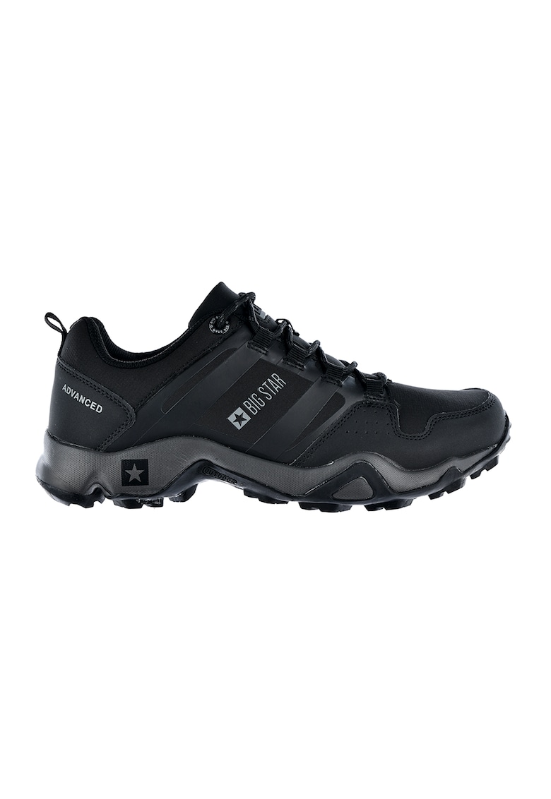 Pantofi sport low-cut cu insertii din piele ecologica