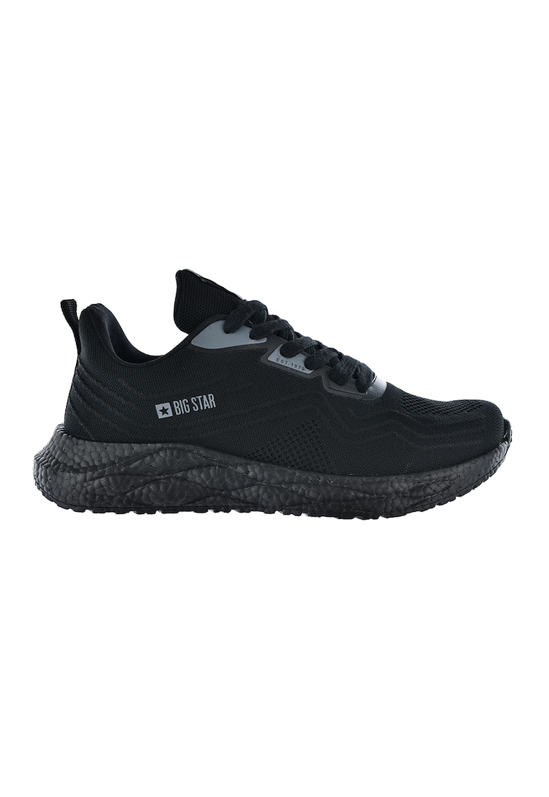 Big Star Pantofi sport din plasa cu sireturi - Negru