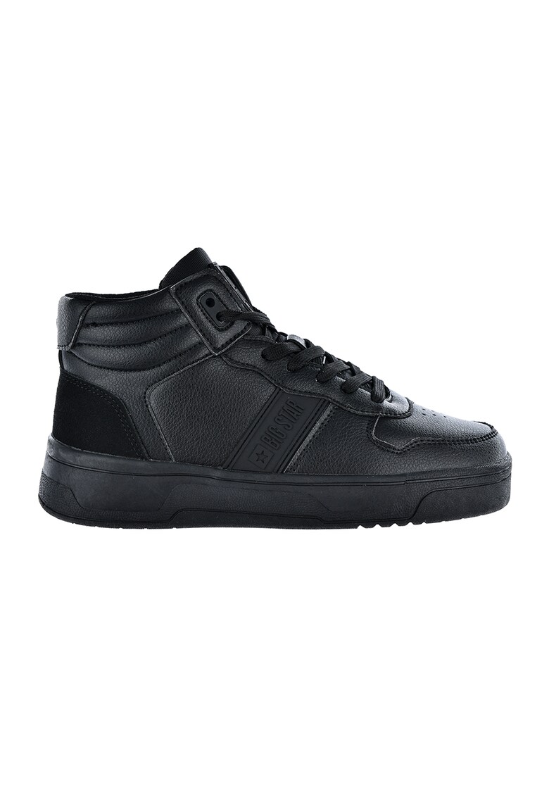 Pantofi sport mid-cut din piele ecologica