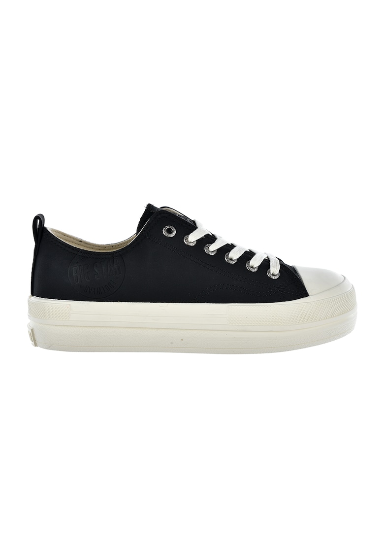 Big Star Tenisi flatform din piele ecologica