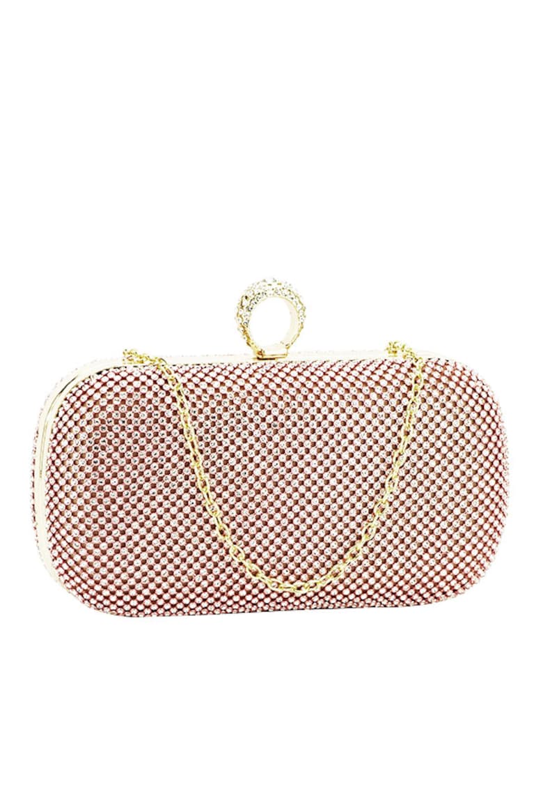 Geanta clutch cu pietricele BFL-1061 05 Argintiu 10833