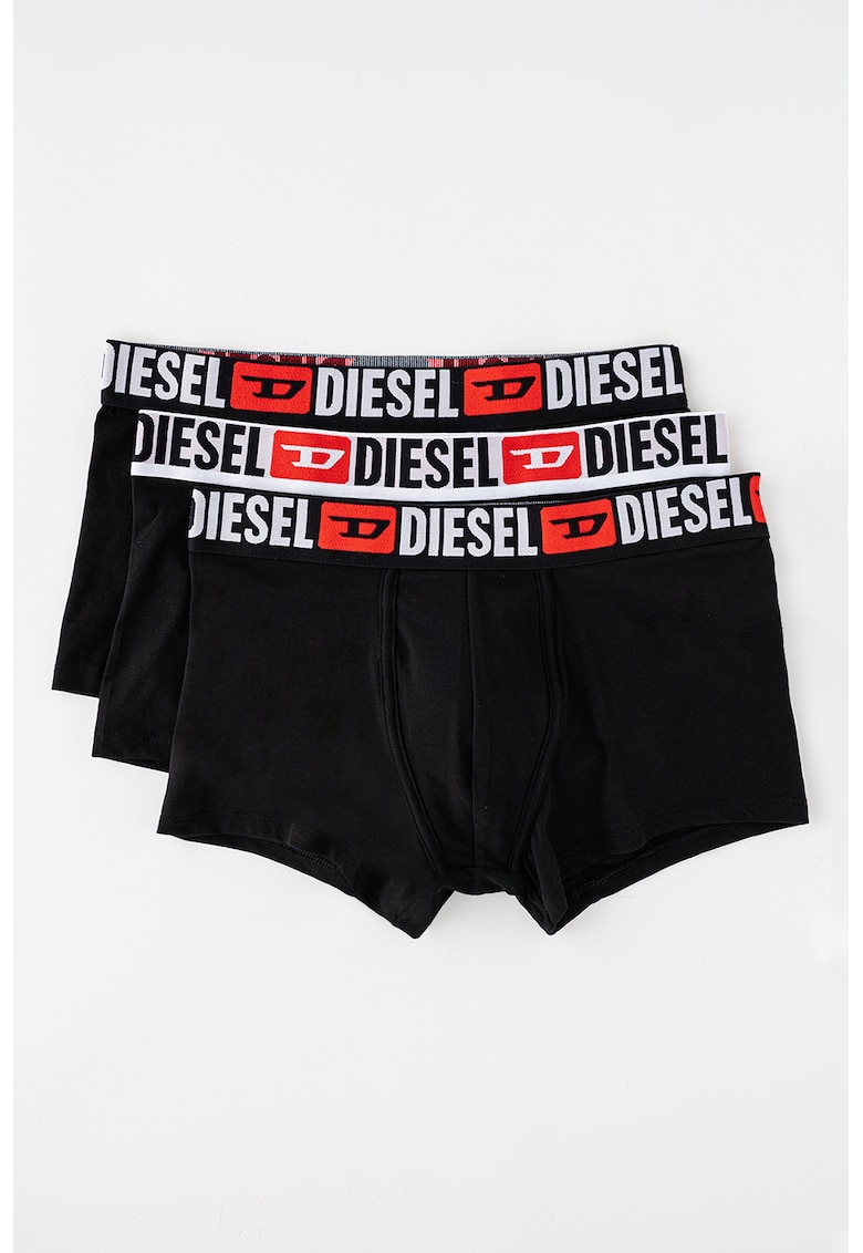 Set de boxeri cu banda elastica cu logo – 3 perechi Diesel  Imbracaminte