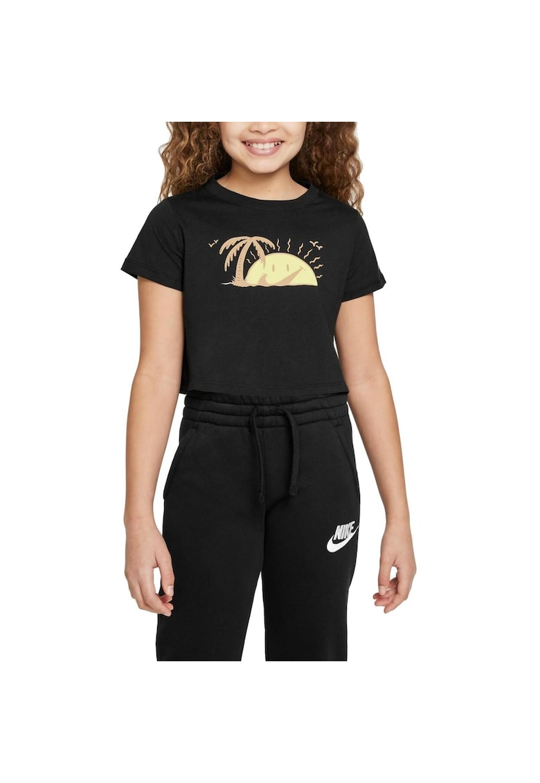 Tricou Sun Swoosh Crop - DQ4376-010 26077 - Negru