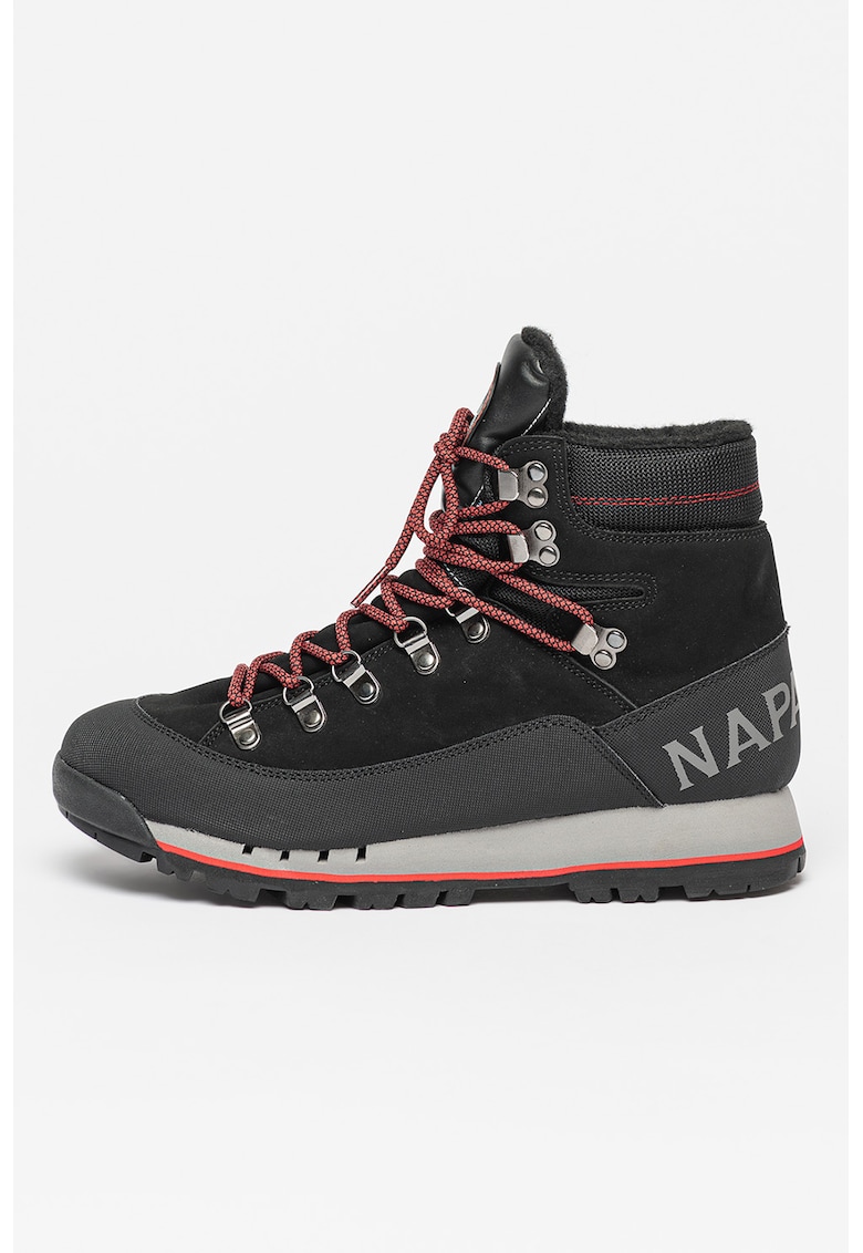 Napapijri Ghete cu logo contrastant pe spate Rock - Negru