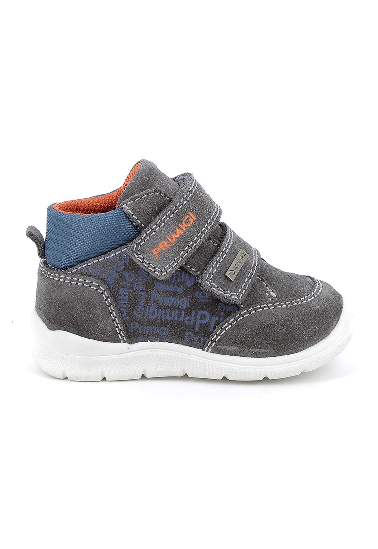 Pantofi sport de piele intoarsa cu velcro