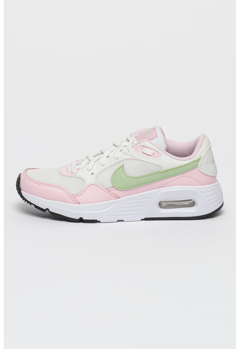Pantofi sport cu garnituri din piele Air Max SC - Alb/Roz/Verde menta