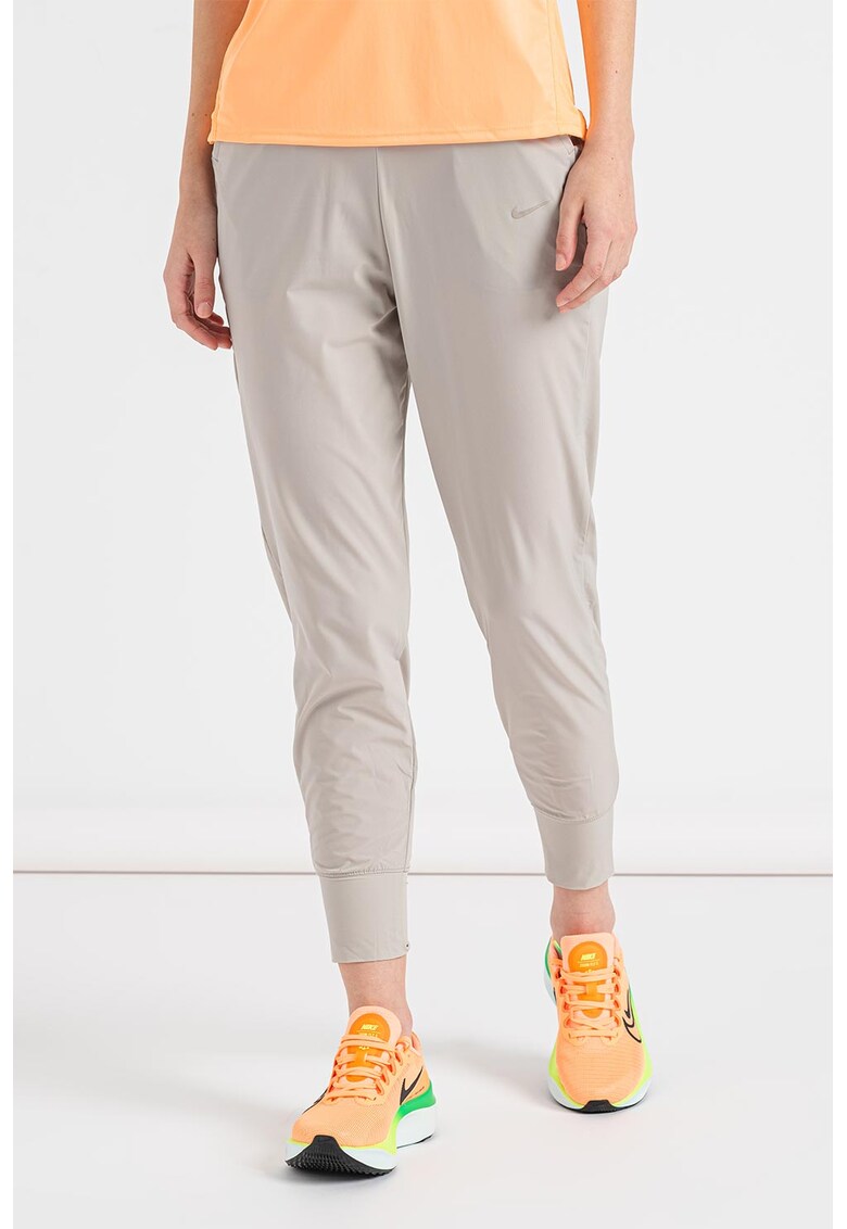 Pantaloni crop cu tehnologie Dri-Fit pentru fitness Bliss Luxe Bliss imagine noua