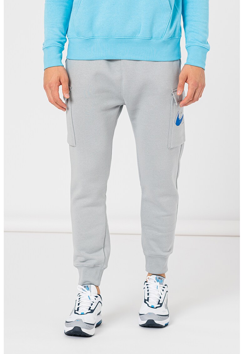 Pantaloni cargo cu detaliu logo contrastant Nike barbati