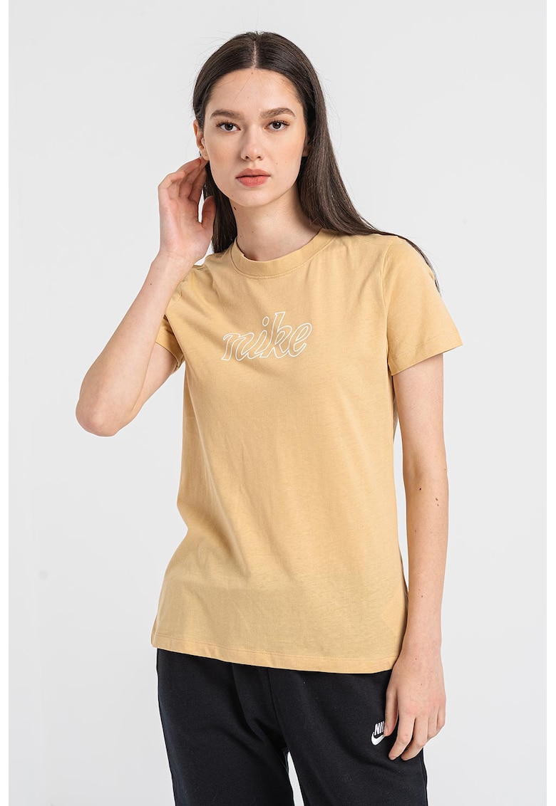 Tricou de bumbac Icon Clash - Galben inchis