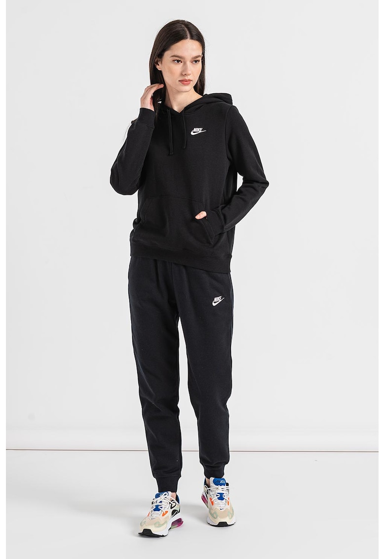 Hanorac cu buzunar kangaroo Sportswear Club - Negru
