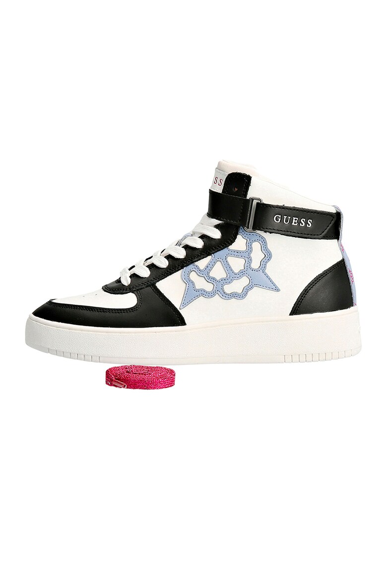 Pantofi sport high-top de piele