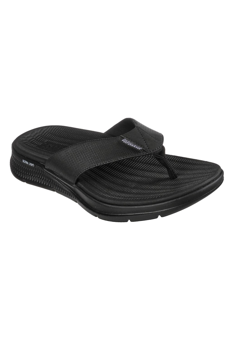 Papuci flip-flop din piele ecologica Go Consistent