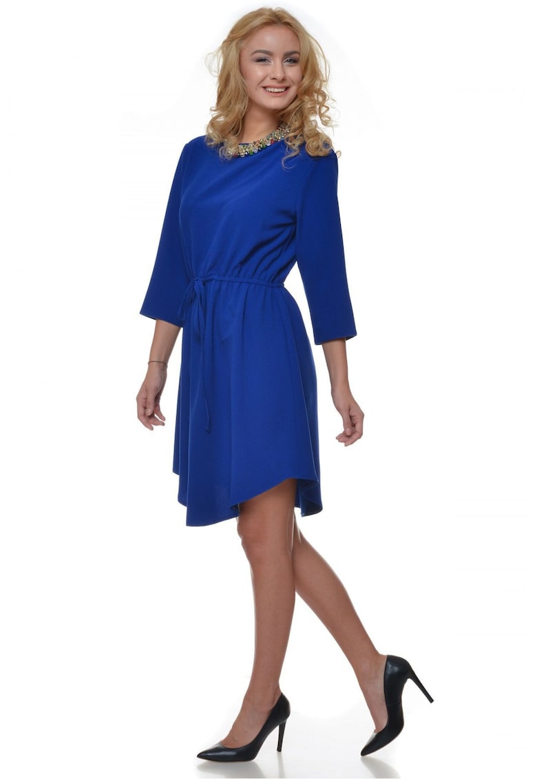 888111208-Rochie Snur Albastru Royal - PQ28