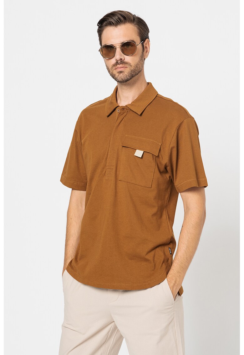  Tricou polo relaxed fit Isaac 