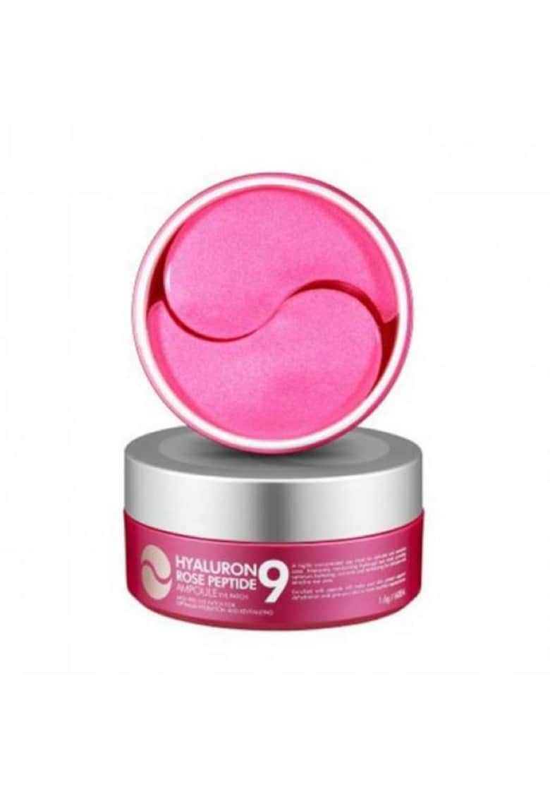 Plasturi de ochi hidratanti cu hidrogel - extract de trandafir si peptide Rose Peptide 9 Ampoule - 60 bucati